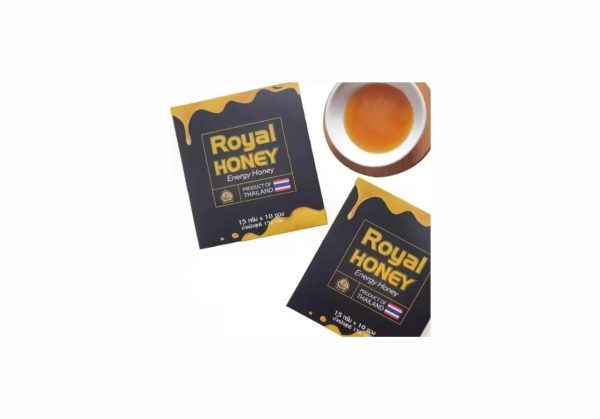 Royal Honey Black Aphrodisiac Honig für Männer, stimulierend, natürliches langanhaltendes Aphrodisiakum, intensive Formel mit Ginseng, steigert die Ausdauer, wirksam, 10 einzelne Sachets
