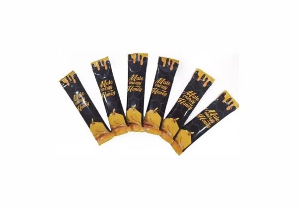 Royal Honey Black Aphrodisiac Honig für Männer, stimulierend, natürliches langanhaltendes Aphrodisiakum, intensive Formel mit Ginseng, steigert die Ausdauer, wirksam, 10 einzelne Sachets