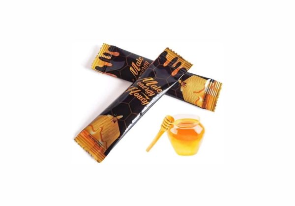 Royal Honey Black Aphrodisiac Honig für Männer, stimulierend, natürliches langanhaltendes Aphrodisiakum, intensive Formel mit Ginseng, steigert die Ausdauer, wirksam, 10 einzelne Sachets