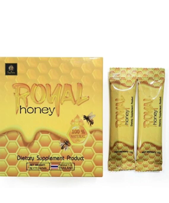 Royal Honey Gold Aphrodisiac Honig für Männer, stimulierend, natürliches langanhaltendes Aphrodisiakum, intensive Formel mit Ginseng, steigert die Ausdauer, wirksam, 10 einzelne Sachets