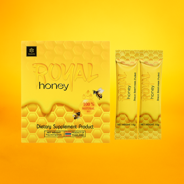 taylant sari Royal Honey Gold Aphrodisiac Honig für Männer, stimulierend, natürliches langanhaltendes Aphrodisiakum, intensive Formel mit Ginseng, steigert die Ausdauer, wirksam, 10 einzelne Sachets